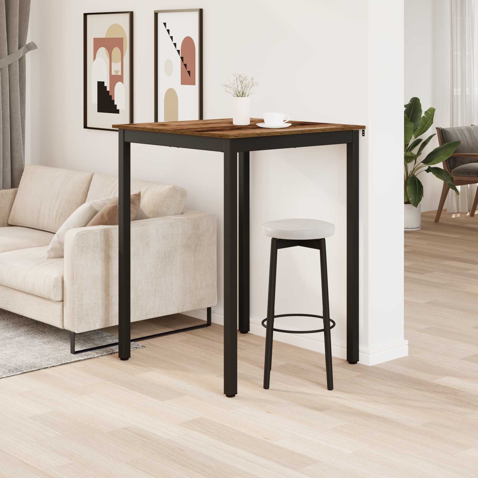 Υποστηρικτικό Τραπεζάκι Μπαρ Επεξεργασμένο ξύλο - Pakobazaar