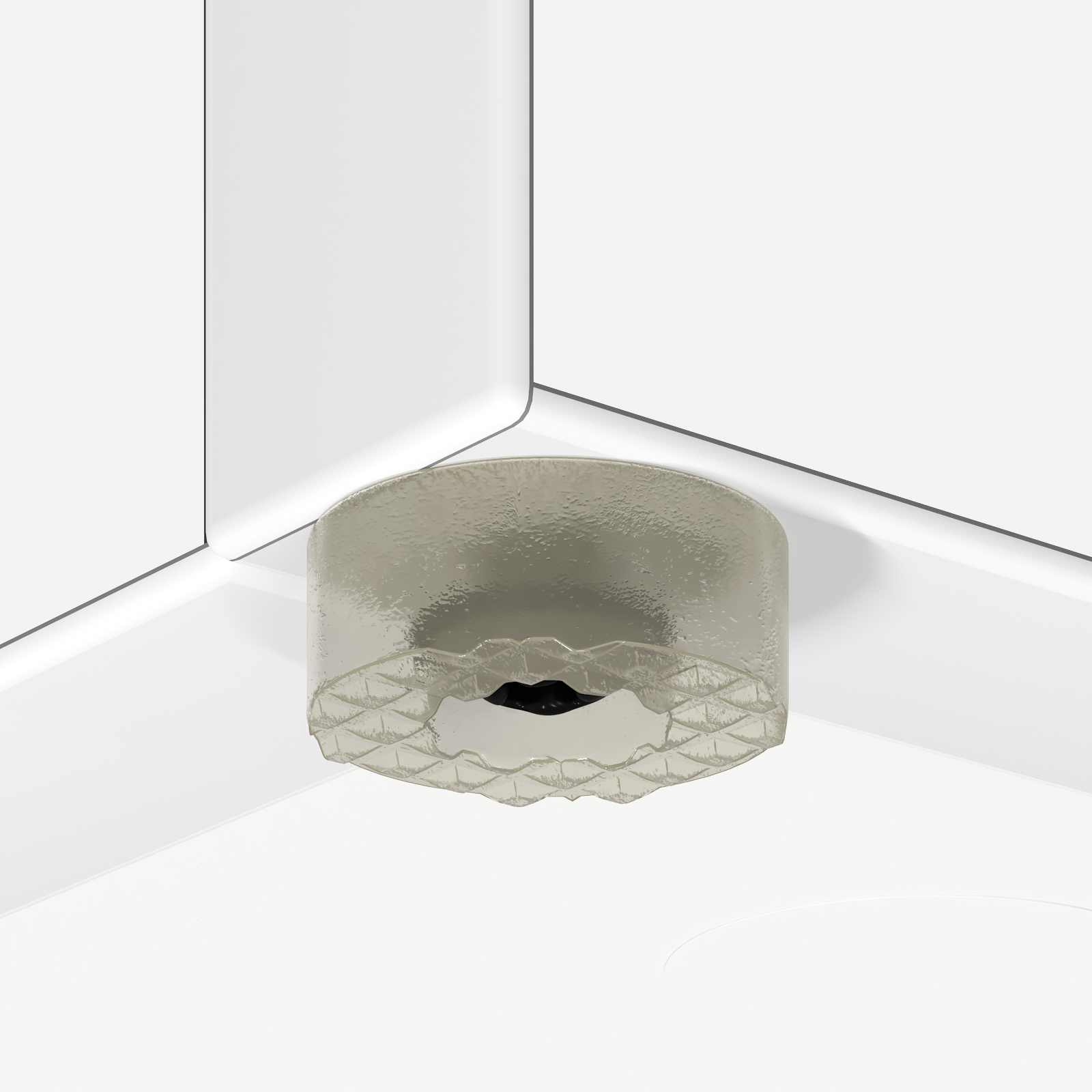 Σχέδιο & βάση αποθήκευσης Λευκό 25 x 24,5 x 64 εκ. - Pakobazaar