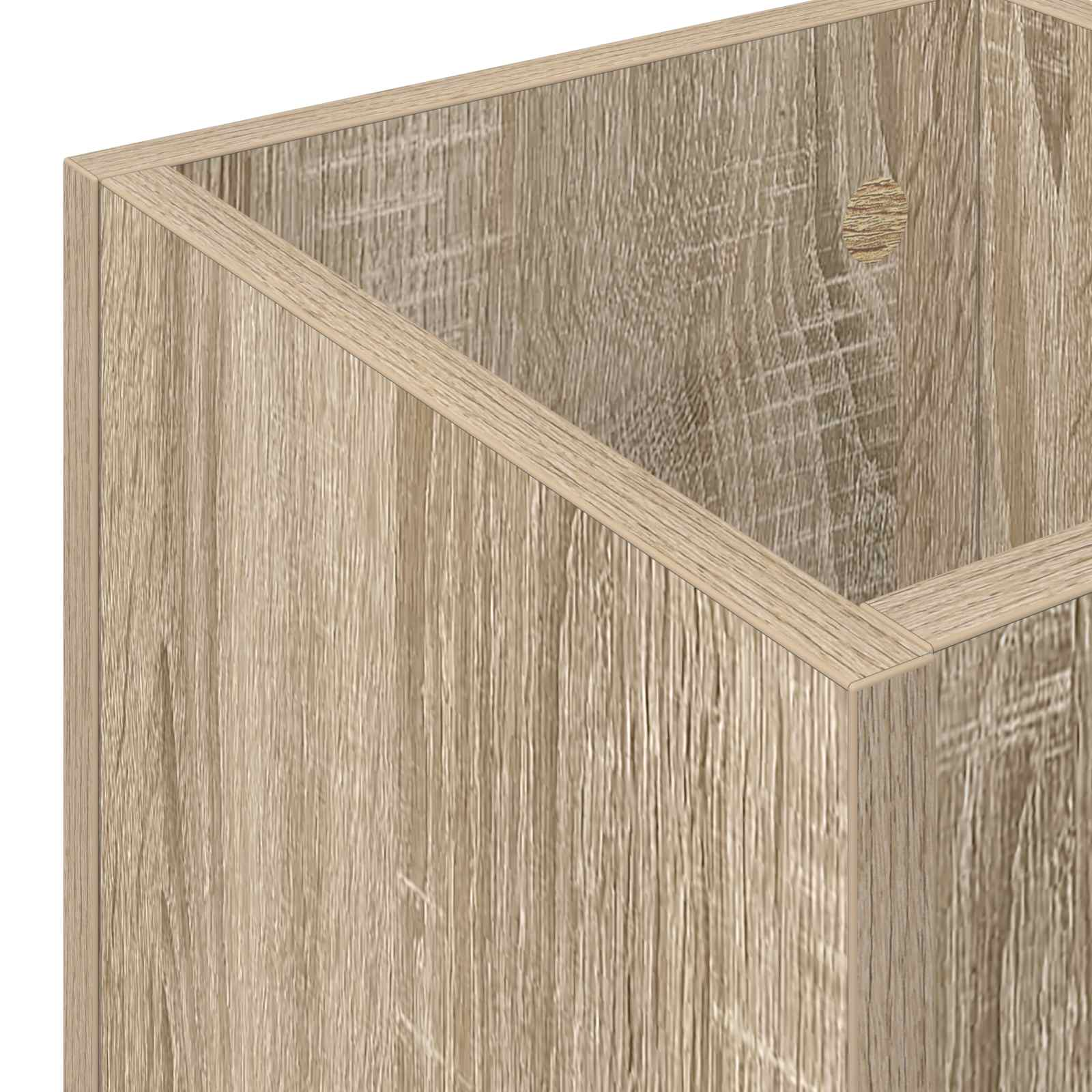 Σχέδιο & βάση αποθήκευσης Δρύς Sonoma 25 x 24,5 x 64 εκ.