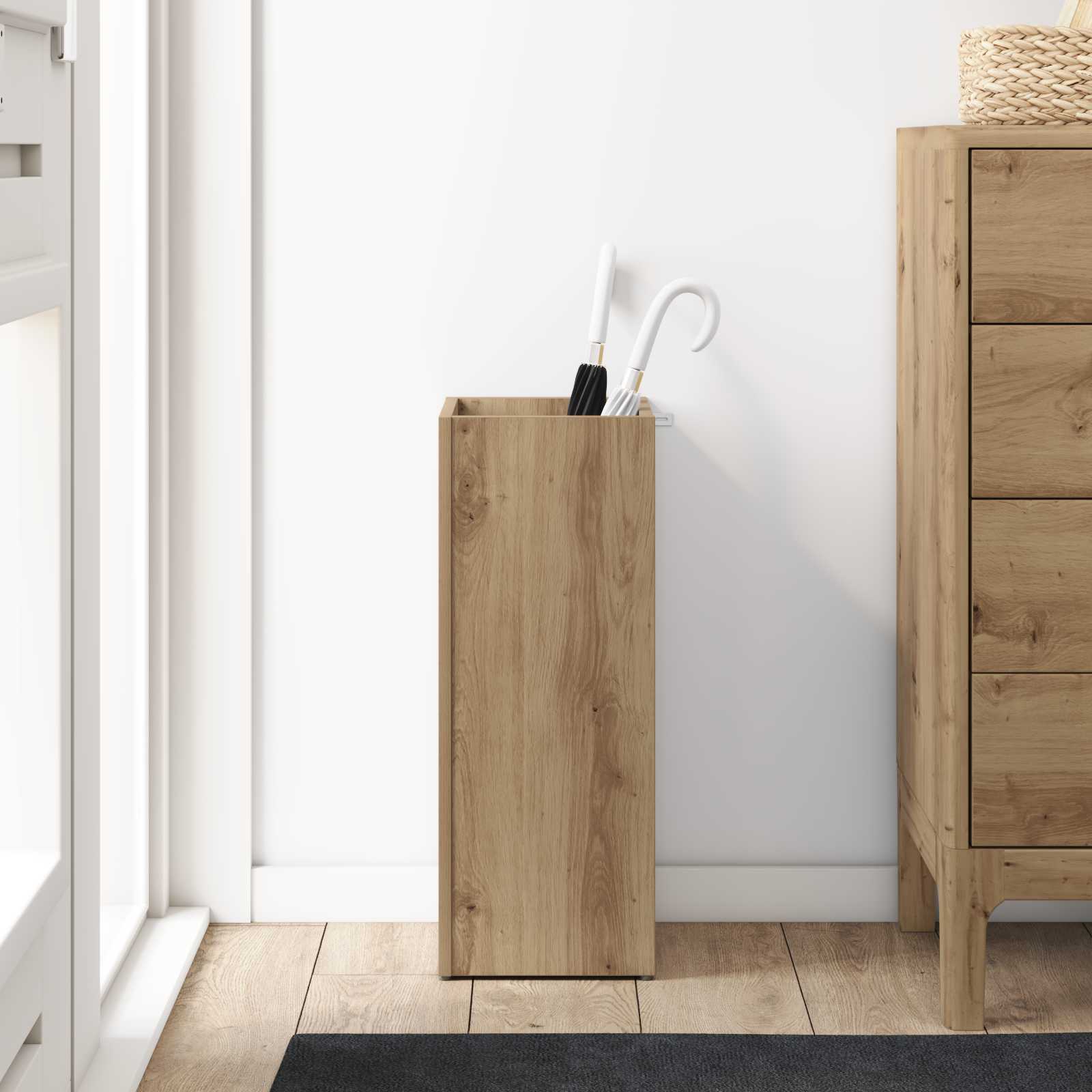 Σχέδιο & βάση αποθήκευσης Artisan Oak 25 x 24,5 x 64 εκ. - Pakobazaar