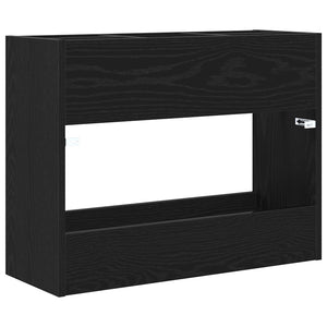 Σχέδιο & βάση αποθήκευσης Μαύρη Οξυά 65 x 24 x 50 εκ