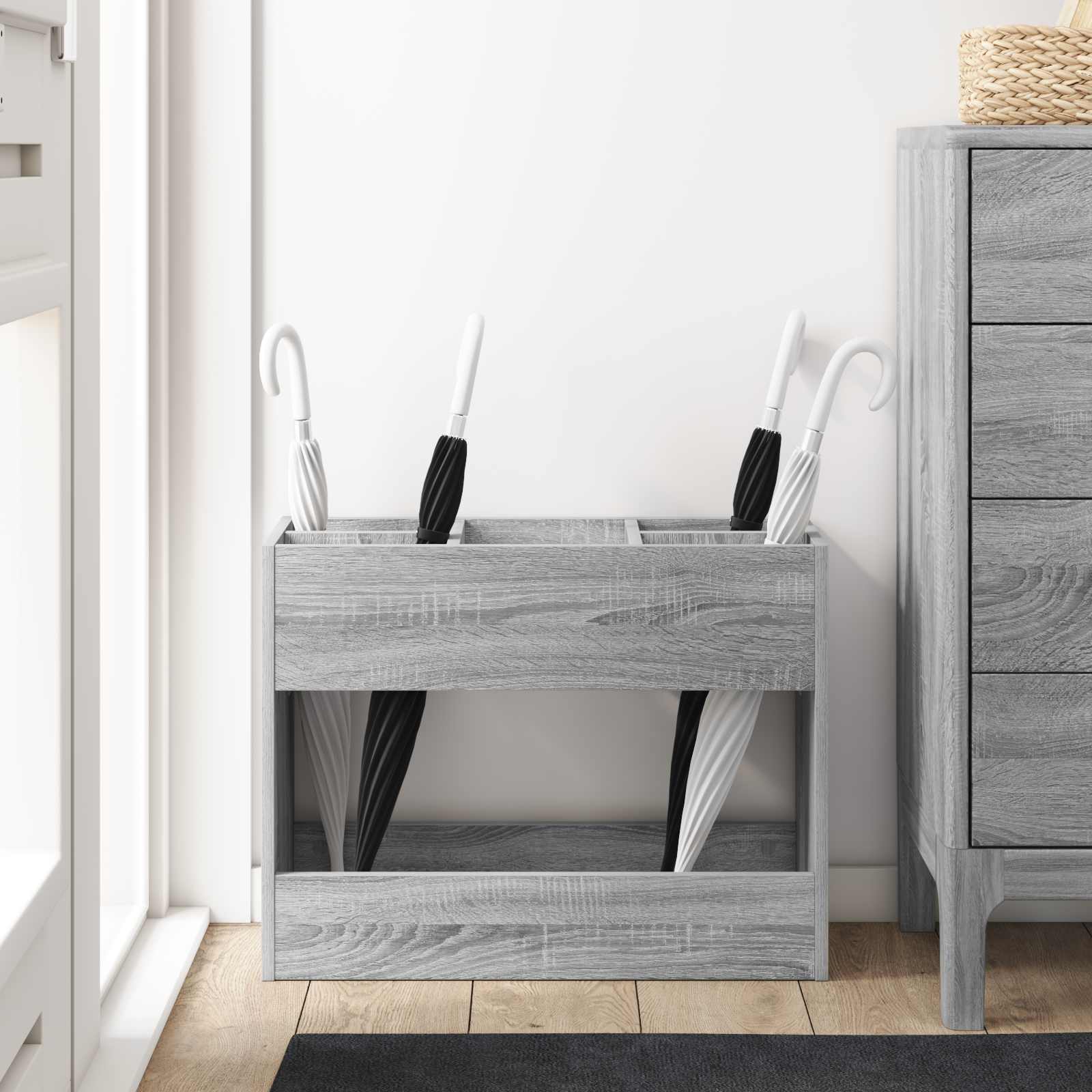 Σχέδιο & βάση αποθήκευσης Γκρίζο Σονομα 65 x 24 x 50 εκ