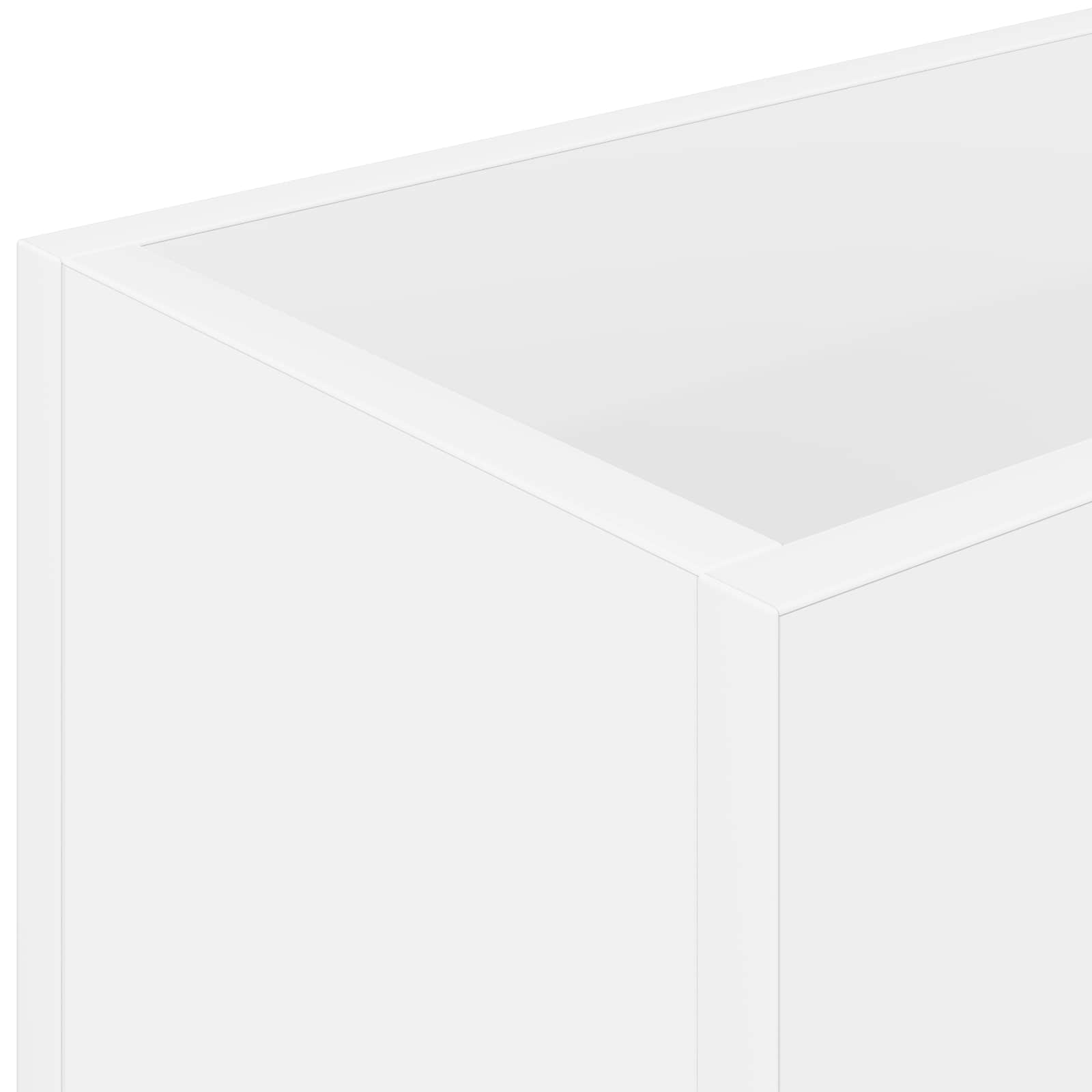 Σχέδιο & βάση αποθήκευσης με αποθήκευση Λευκό 40 x 20 x 55,5 εκ - Pakobazaar