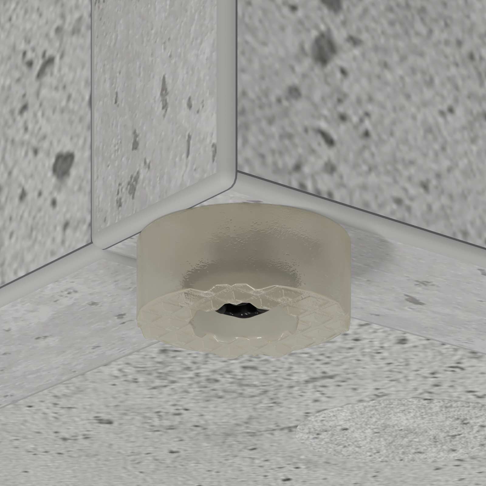 Σχέδιο & βάση αποθήκευσης Σκυρόδεμα Γκρι 20 x 20 x 55,5 εκ - Pakobazaar