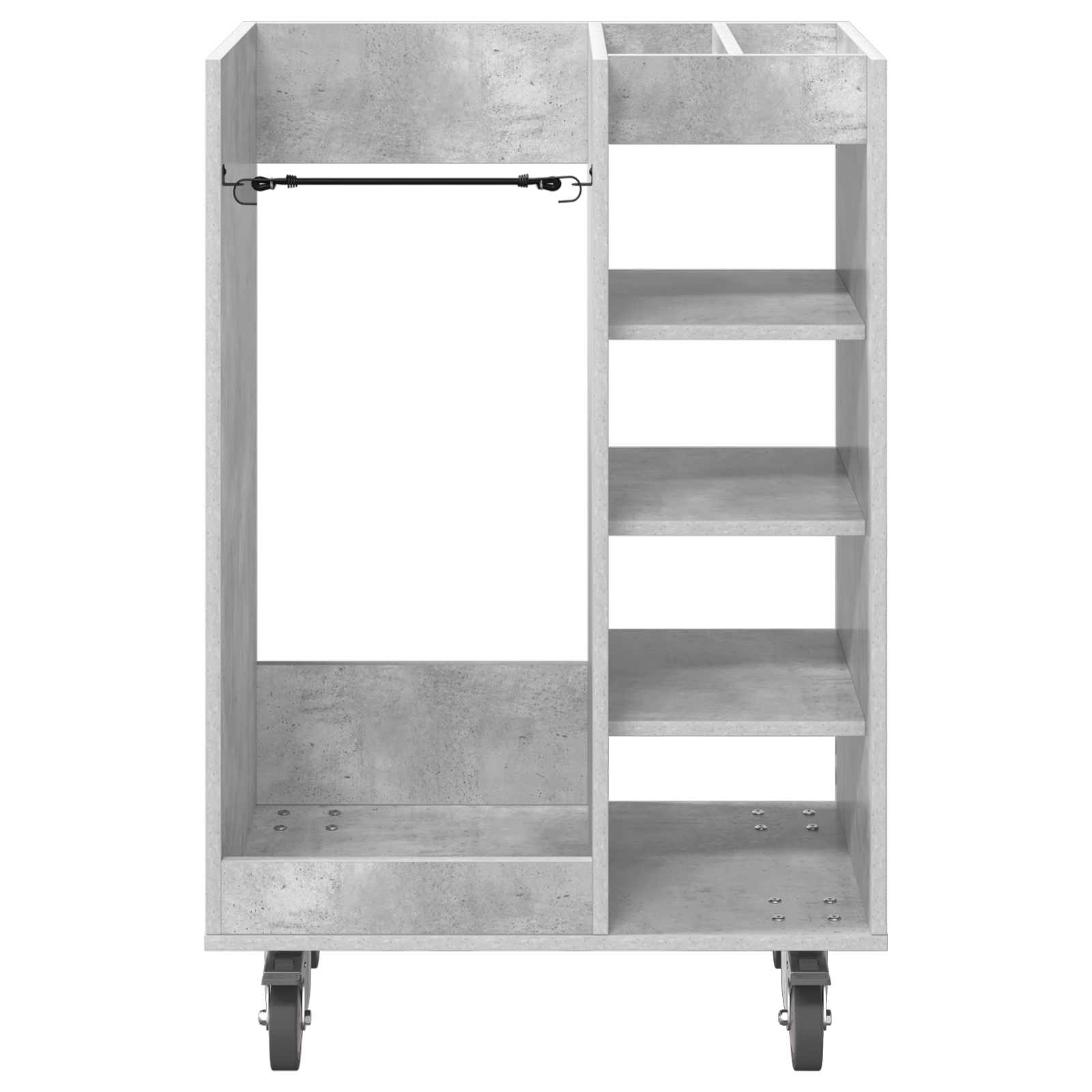 Ντουλάπι Γκολφ με τροχούς Σκυρόδεμα Γκρι 65 x 45 x 98 εκ