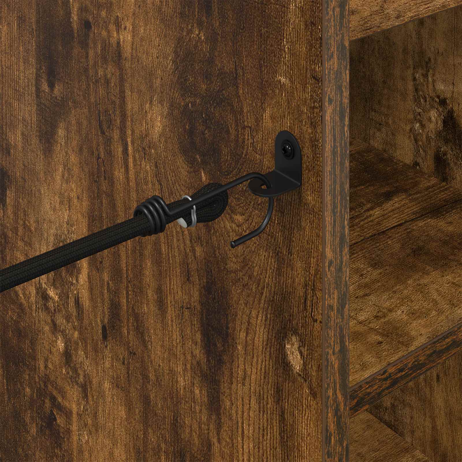 Ντουλάπι Γκολφ με τροχούς Καπνιστό Δρύς 65 x 45 x 98 εκ