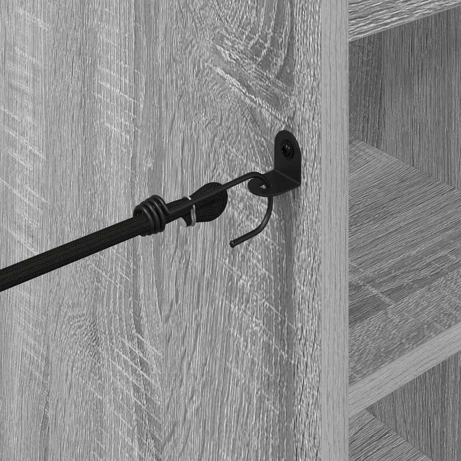 Ντουλάπι Γκολφ με τροχούς Γκρίζο Σονομα 65 x 45 x 98 εκ