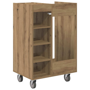 Ντουλάπι Γκολφ με τροχούς Μονόχρωμο Artisan Oak 65 x 45 x 98 εκ
