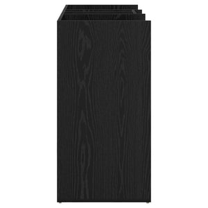 Ντουλάπι Γκολφ Μονόχρωμο Μαύρη Οξυά 102 x 45 x 85,5 εκ - Pakobazaar