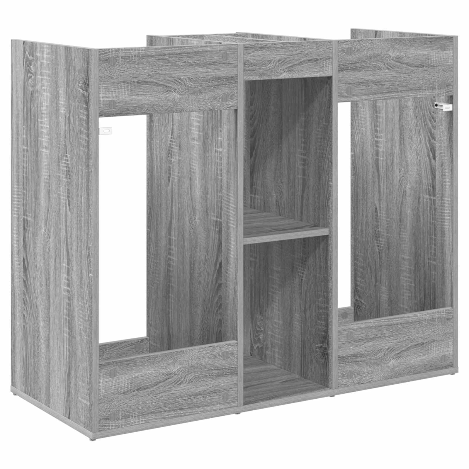 Ντουλάπι Γκολφ Μονόχρωμο Γκρίζο Σονομα 102 x 45 x 85,5 εκ