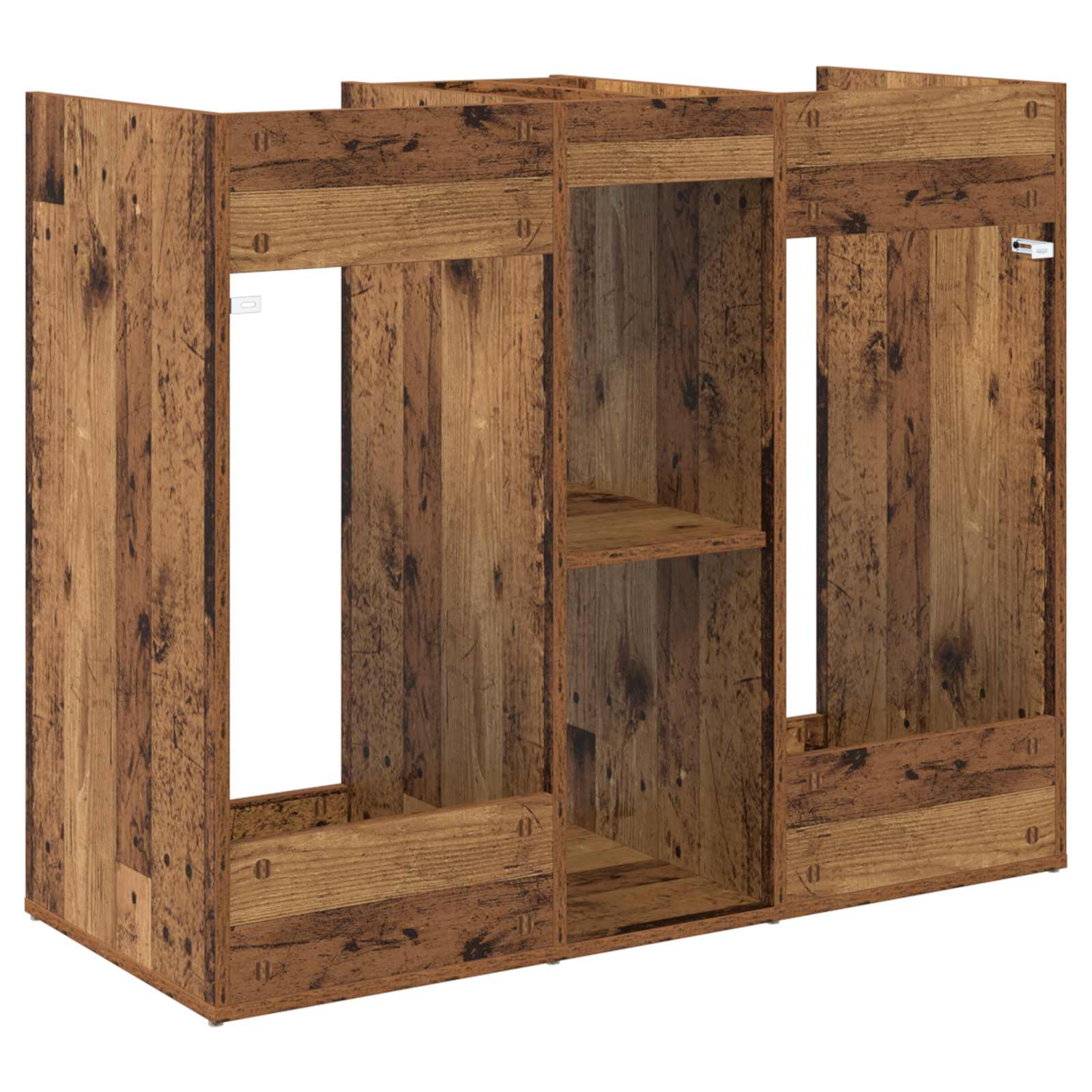 Ντουλάπι Γκολφ Μονόχρωμο Παλιό ξύλο 102 x 45 x 85,5 εκ