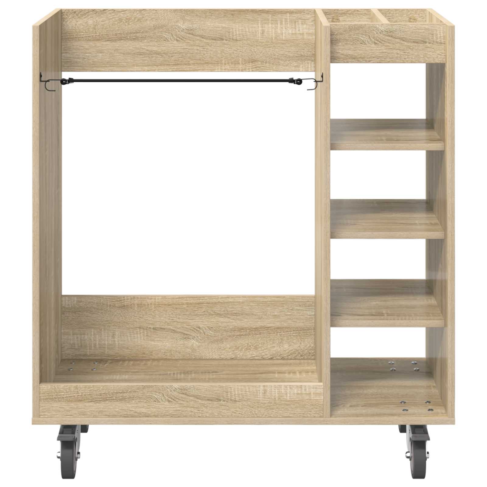 Ντουλάπι Γκολφ με τροχούς Μονόχρωμο Δρύς Sonoma 90 x 45 x 98 εκ