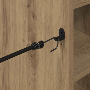 Ντουλάπι Γκολφ με τροχούς Μονόχρωμο Artisan Oak 90 x 45 x 98 εκ - Pakobazaar