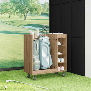 Ντουλάπι Γκολφ με τροχούς Μονόχρωμο Artisan Oak 90 x 45 x 98 εκ - Pakobazaar