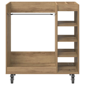 Ντουλάπι Γκολφ με τροχούς Μονόχρωμο Artisan Oak 90 x 45 x 98 εκ - Pakobazaar