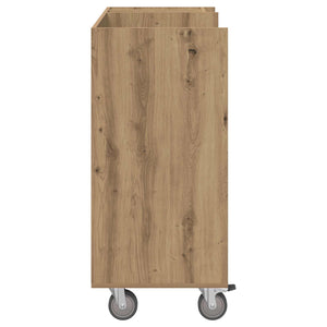 Ντουλάπι Γκολφ με τροχούς Μονόχρωμο Artisan Oak 90 x 45 x 98 εκ - Pakobazaar