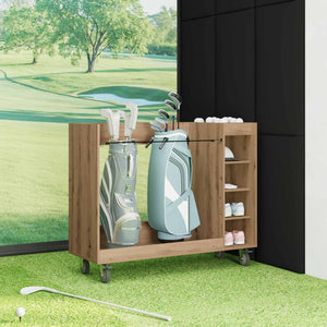 Ντουλάπι Γκολφ με τροχούς Artisan Oak 120 x 45 x 98 εκ - Pakobazaar