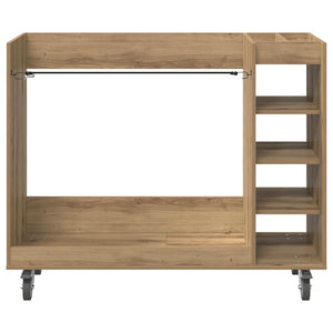 Ντουλάπι Γκολφ με τροχούς Artisan Oak 120 x 45 x 98 εκ - Pakobazaar