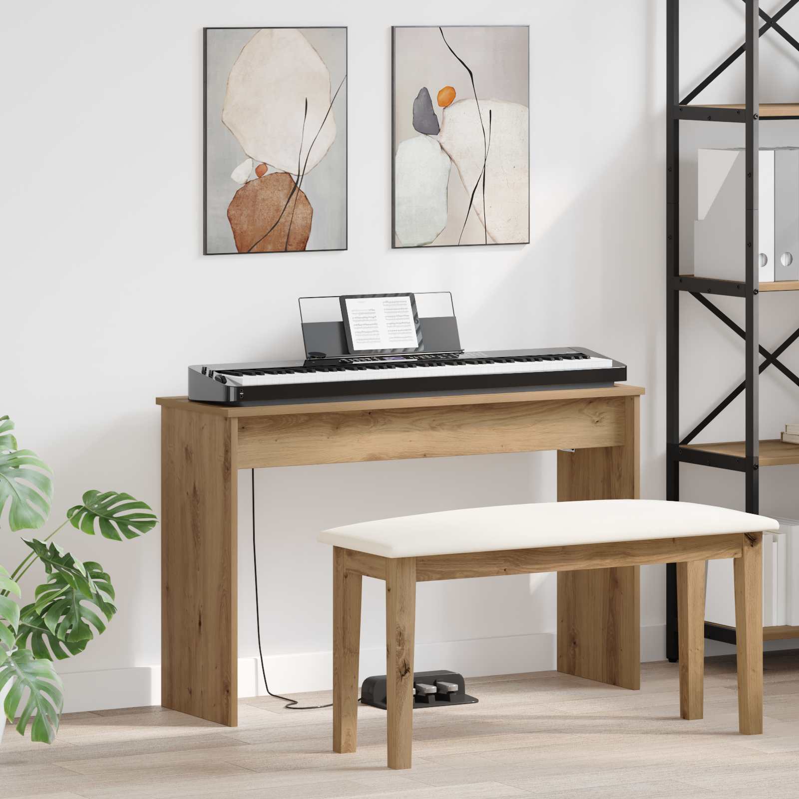 Βάση Πληκτρολογίου Artisan Oak 100 x 32 x 64 εκ - Pakobazaar
