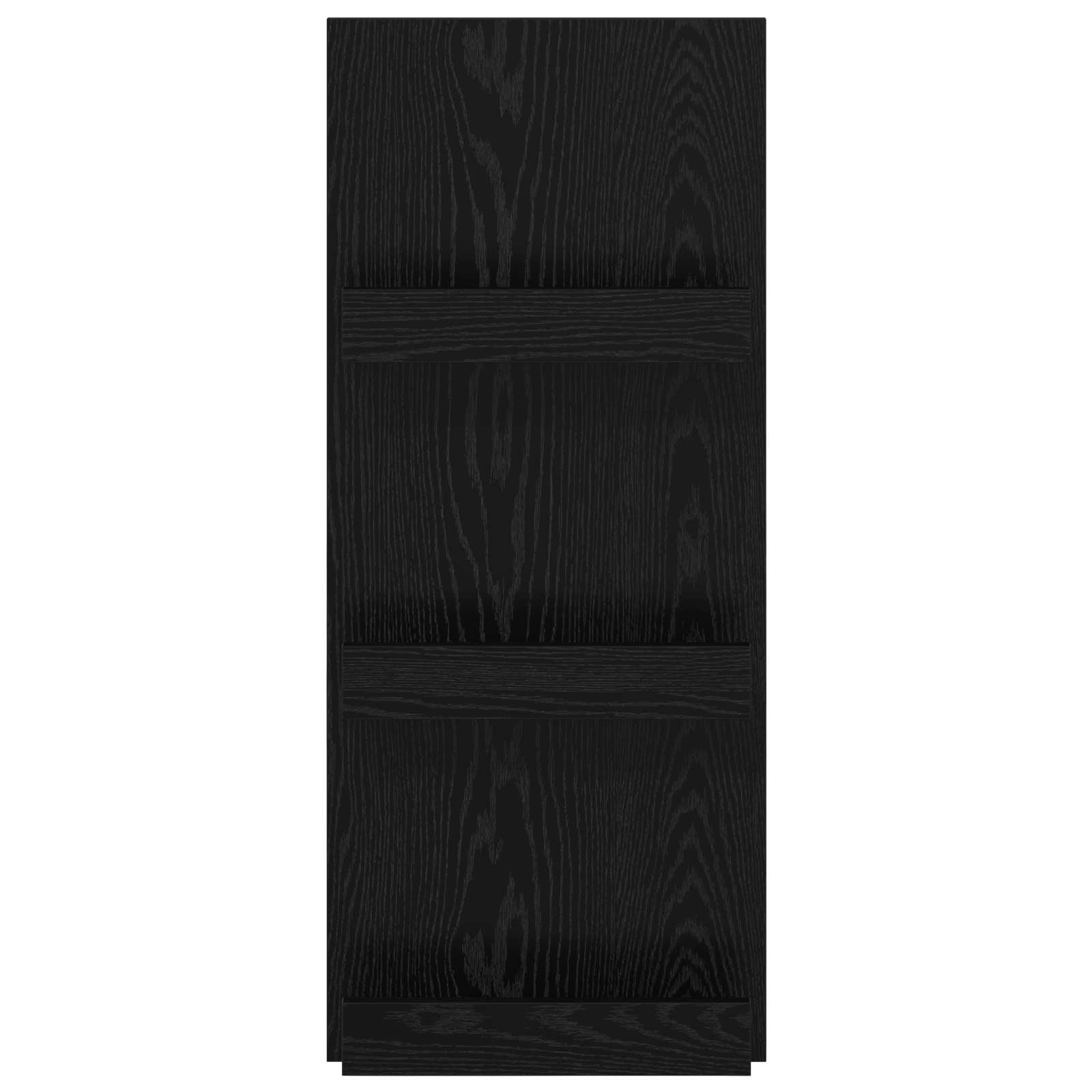 Ράφι Περιοδικών Μαύρη Οξυά 43 x 11 x 102 εκ Επεξεργασμένο ξύλο - Pakobazaar