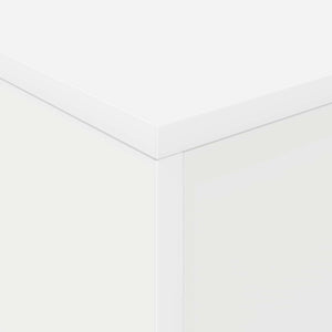 Ράφι Περιοδικών Λευκό 70 x 41 x 156 εκ. Επεξεργασμένο ξύλο - Pakobazaar