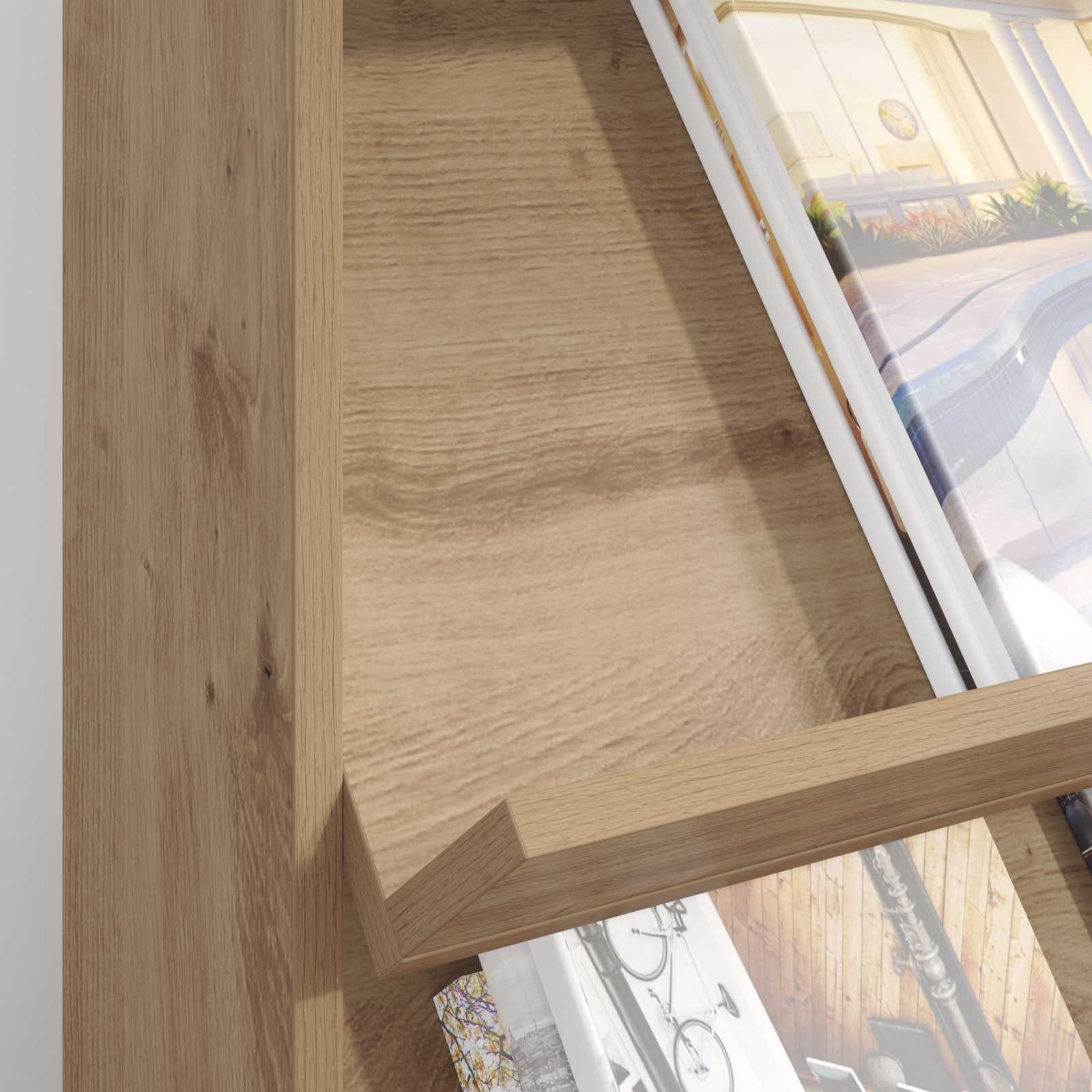 Ράφι Περιοδικών Artisan Oak 70 x 41 x 156 εκ.
