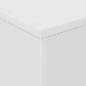 Ράφι Περιοδικών Λευκό 70 x 41 x 126 εκ. Επεξεργασμένο ξύλο - Pakobazaar