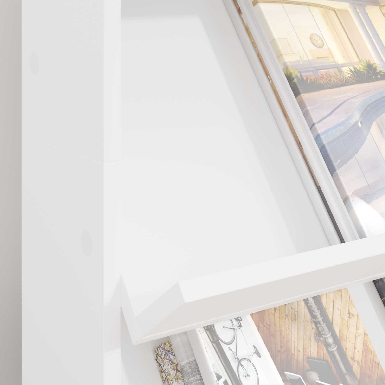 Ράφι Περιοδικών Λευκό 70 x 41 x 126 εκ. Επεξεργασμένο ξύλο - Pakobazaar