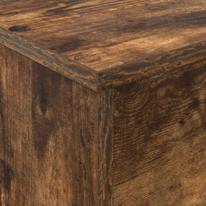 Ράφι Περιοδικών Καπνιστό Δρύς 70 x 41 x 126 εκ.