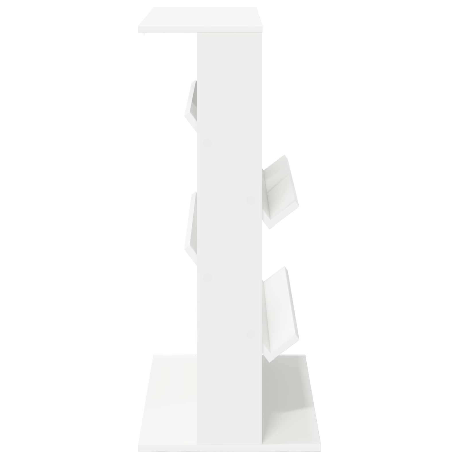 Ράφι Περιοδικών Λευκό 70 x 41 x 96 εκ. Επεξεργασμένο ξύλο - Pakobazaar