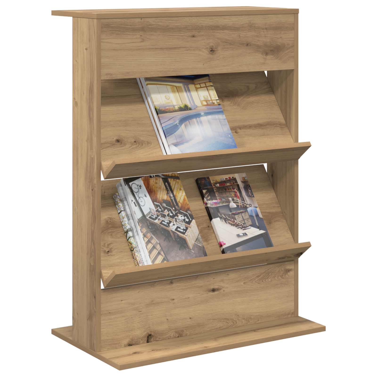 Ράφι Περιοδικών Artisan Oak 70 x 41 x 96 εκ. Επεξεργασμένο ξύλο - Pakobazaar