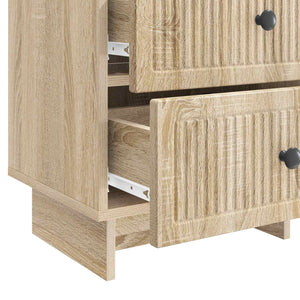 Κομοδίνο με συρτάρι 2 pcs Sonoma Δρυς 43 x 34,5 x 47,5 εκ - Pakobazaar