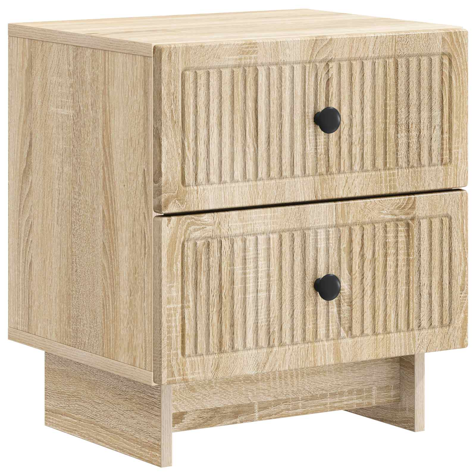 Κομοδίνο με συρτάρι 2 pcs Sonoma Δρυς 43 x 34,5 x 47,5 εκ - Pakobazaar