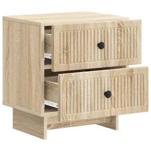 Κομοδίνο με συρτάρι 2 pcs Sonoma Δρυς 43 x 34,5 x 47,5 εκ - Pakobazaar