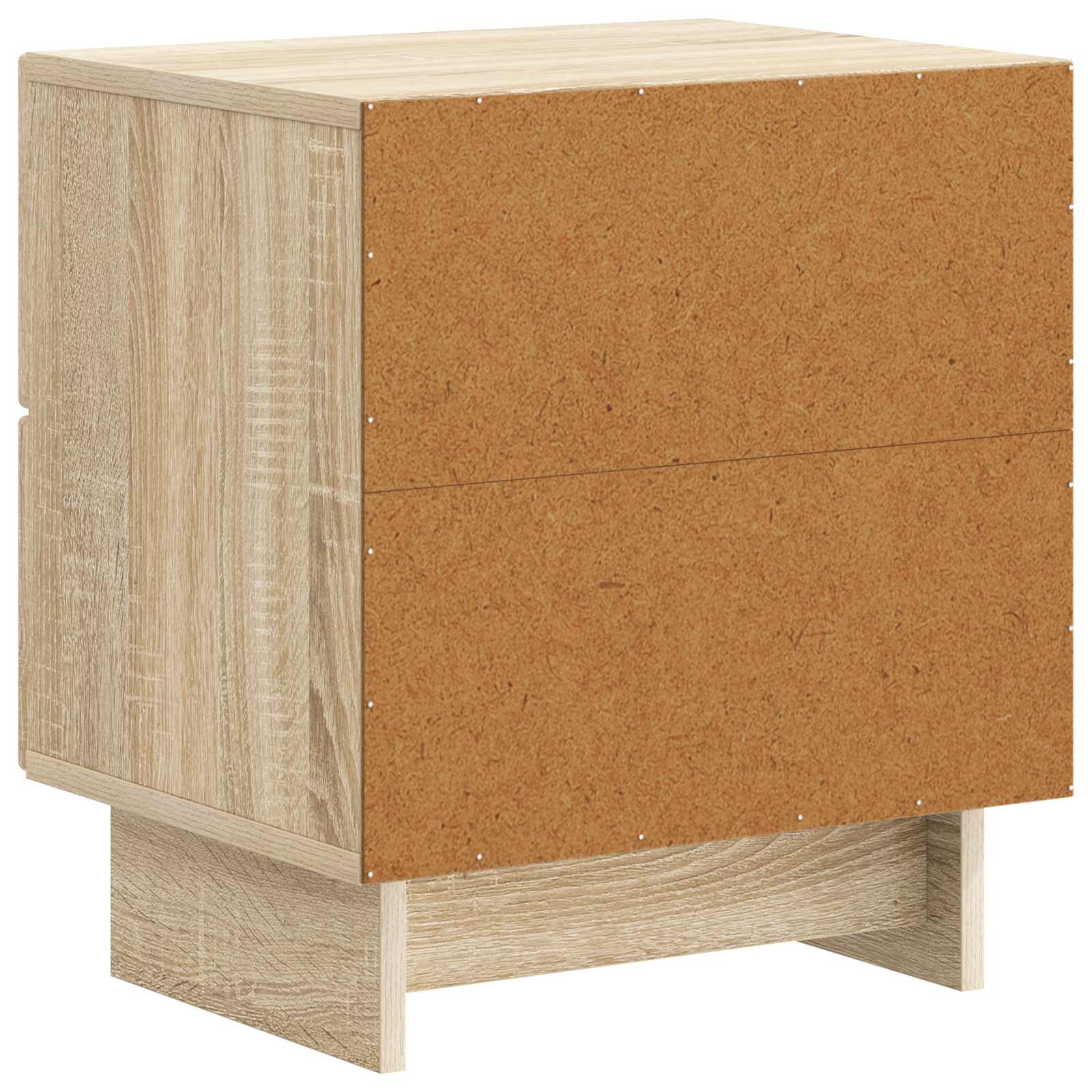 Κομοδίνο με συρτάρι 2 pcs Sonoma Δρυς 43 x 34,5 x 47,5 εκ - Pakobazaar
