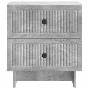 Κομοδίνο με συρτάρι Γκρι Σκυροδέματος 43 x 34,5 x 47,5 εκ - Pakobazaar