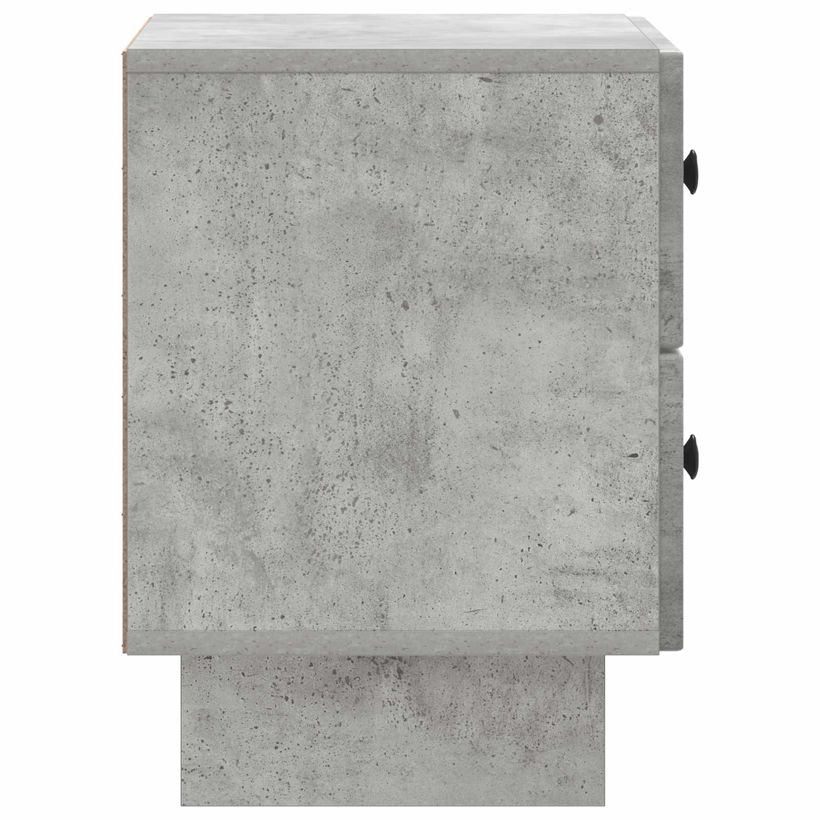 Κομοδίνο με συρτάρι Γκρι Σκυροδέματος 43 x 34,5 x 47,5 εκ - Pakobazaar