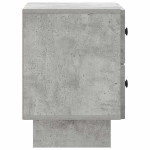 Κομοδίνο με συρτάρι 2 pcs Γκρι Σκυροδέματος 43 x 34,5 x 47,5 εκ - Pakobazaar