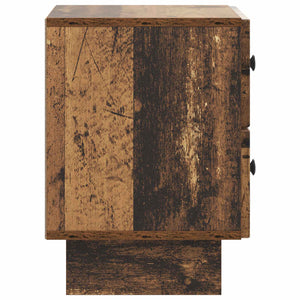 Κομοδίνο με συρτάρι 2 pcs Παλαιωμένο ξύλο 43 x 34,5 x 47,5 εκ - Pakobazaar