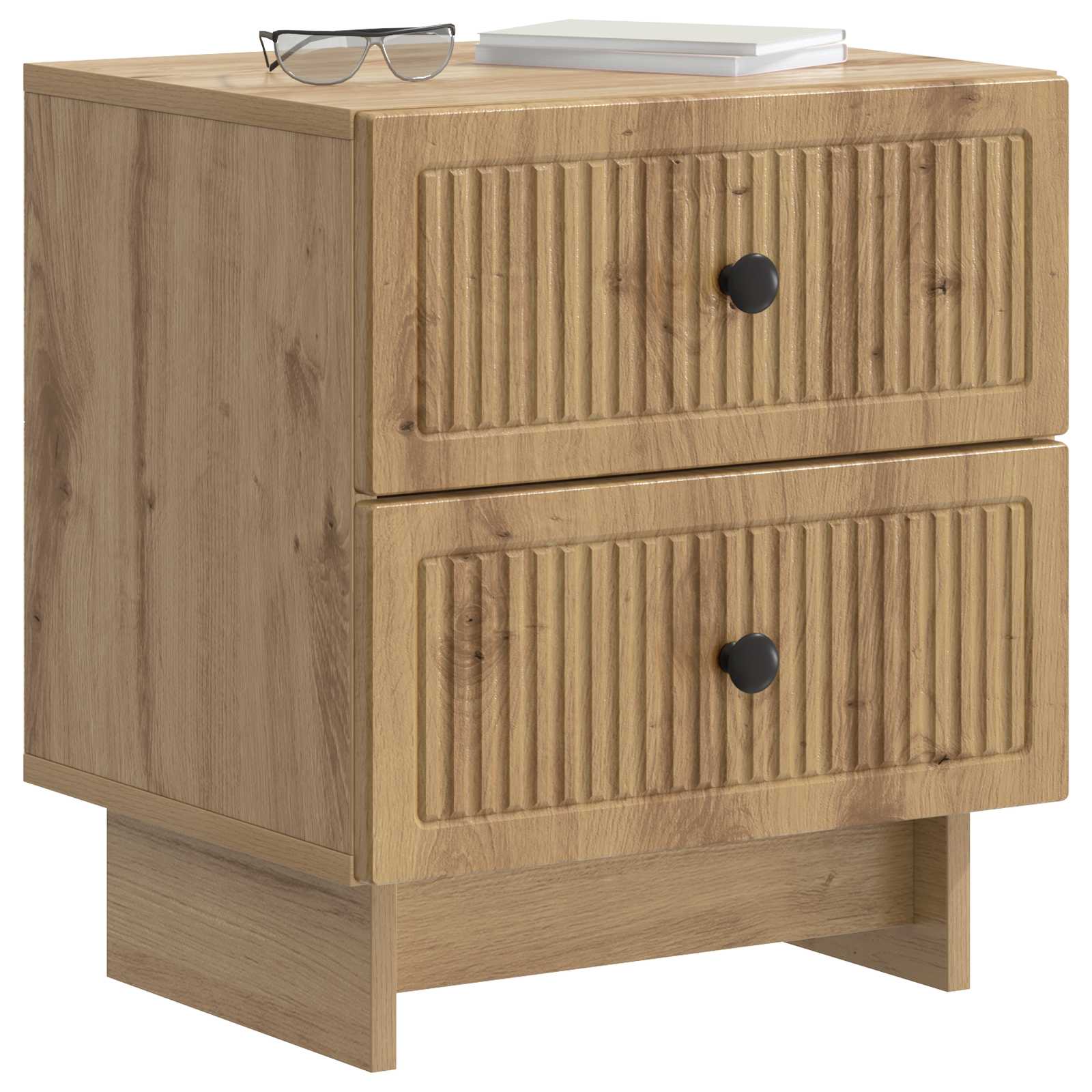 Κομοδίνο Artisan Δρυς 43 x 34,5 x 47,5 εκ Επεξεργασμένο Ξύλο - Pakobazaar