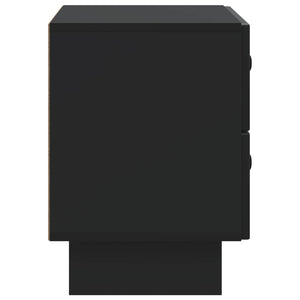 Κομοδίνο Μαύρο 62 x 34,5 x 47,5 εκ Επεξεργασμένο Ξύλο - Pakobazaar