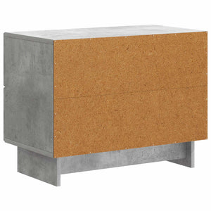Κομοδίνο με συρτάρι Γκρι Σκυροδέματος 62 x 34,5 x 47,5 εκ - Pakobazaar