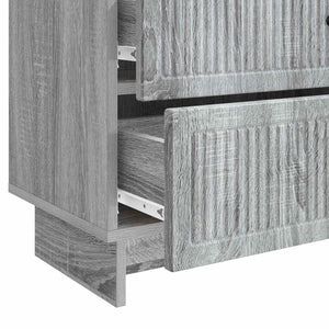 Κομοδίνο Γκρι Sonoma 62 x 34,5 x 47,5 εκ Επεξεργασμένο Ξύλο - Pakobazaar