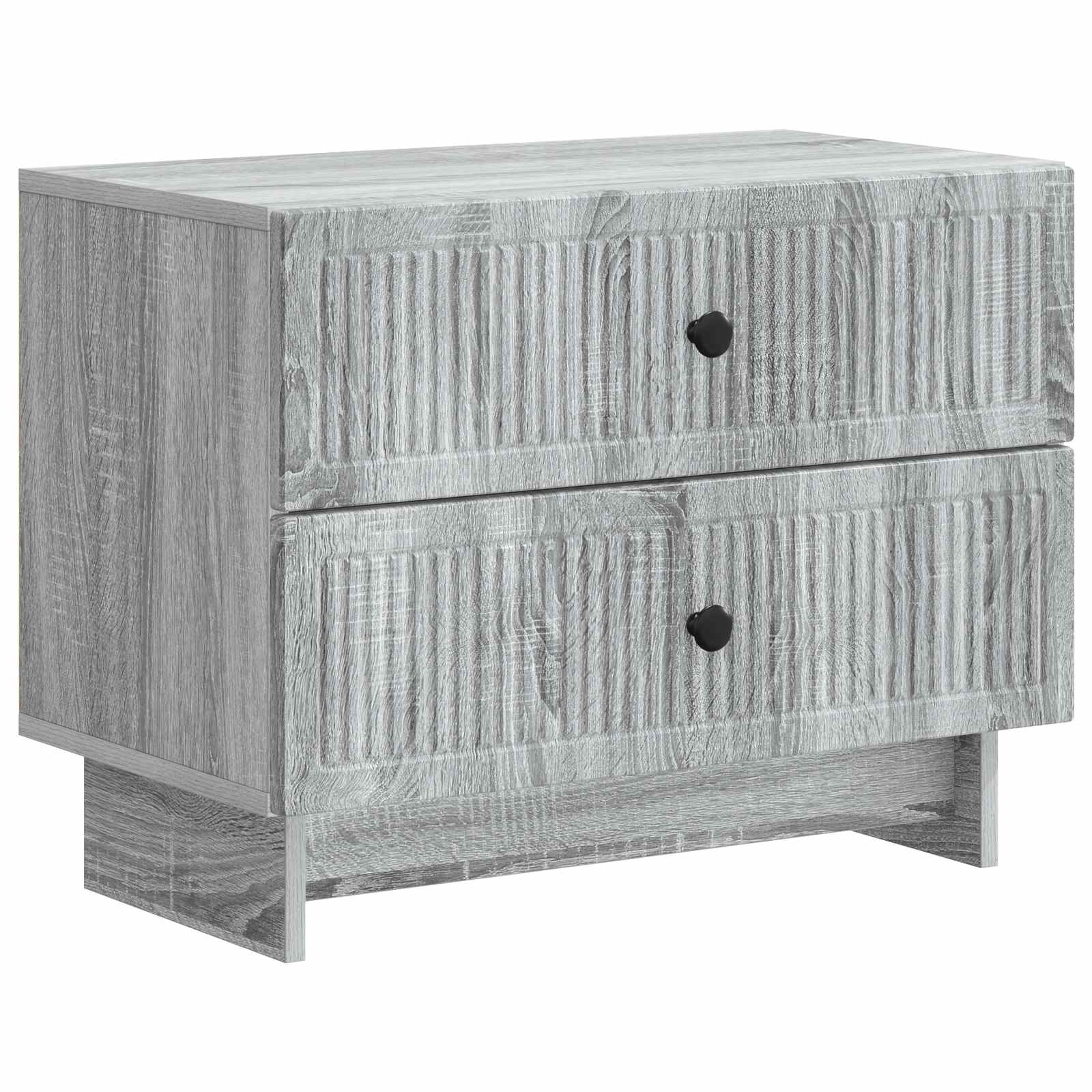 Κομοδίνο Γκρι Sonoma 62 x 34,5 x 47,5 εκ Επεξεργασμένο Ξύλο - Pakobazaar