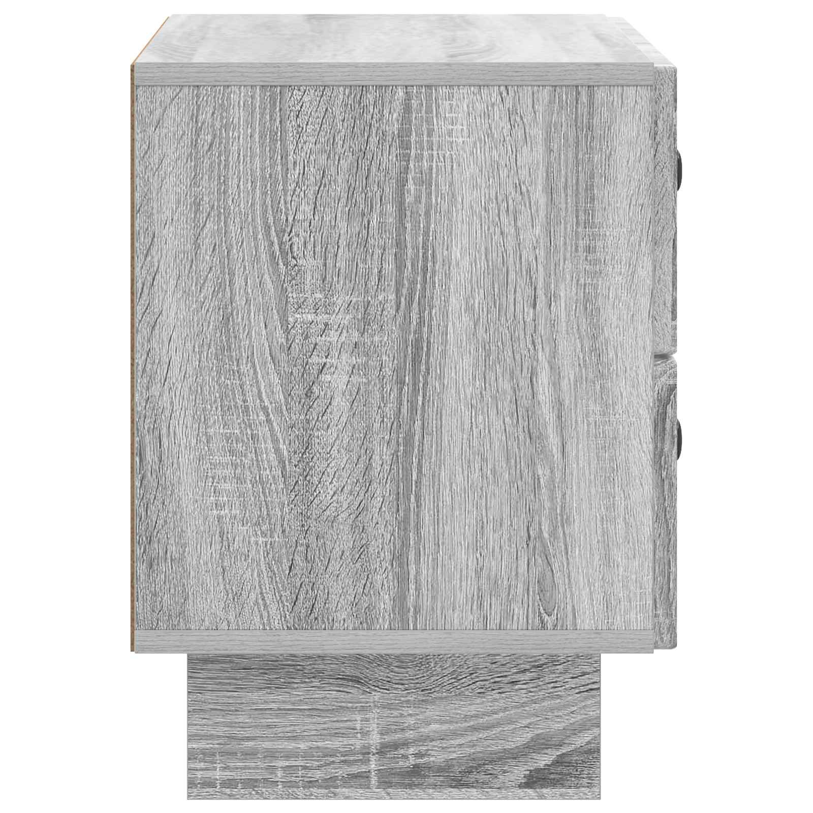 Κομοδίνο Γκρι Sonoma 62 x 34,5 x 47,5 εκ Επεξεργασμένο Ξύλο - Pakobazaar