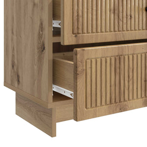 Κομοδίνο Artisan Δρυς 62 x 34,5 x 47,5 εκ Επεξεργασμένο Ξύλο - Pakobazaar