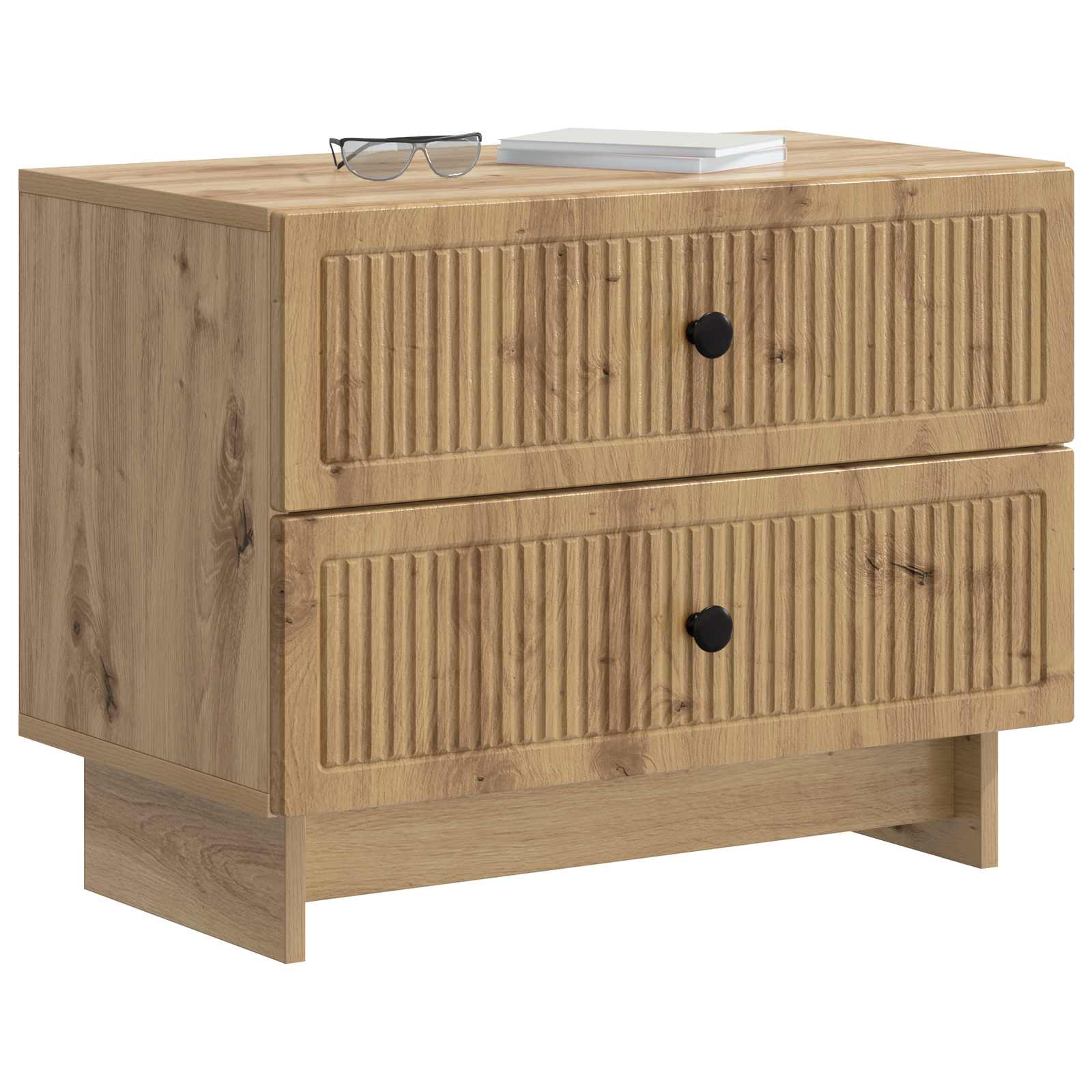 Κομοδίνο Artisan Δρυς 62 x 34,5 x 47,5 εκ Επεξεργασμένο Ξύλο - Pakobazaar