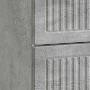 Κομοδίνο με συρτάρι Γκρι Σκυροδέματος 43 x 41 x 66,5 εκ. - Pakobazaar