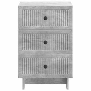 Κομοδίνο με συρτάρι Γκρι Σκυροδέματος 43 x 41 x 66,5 εκ. - Pakobazaar