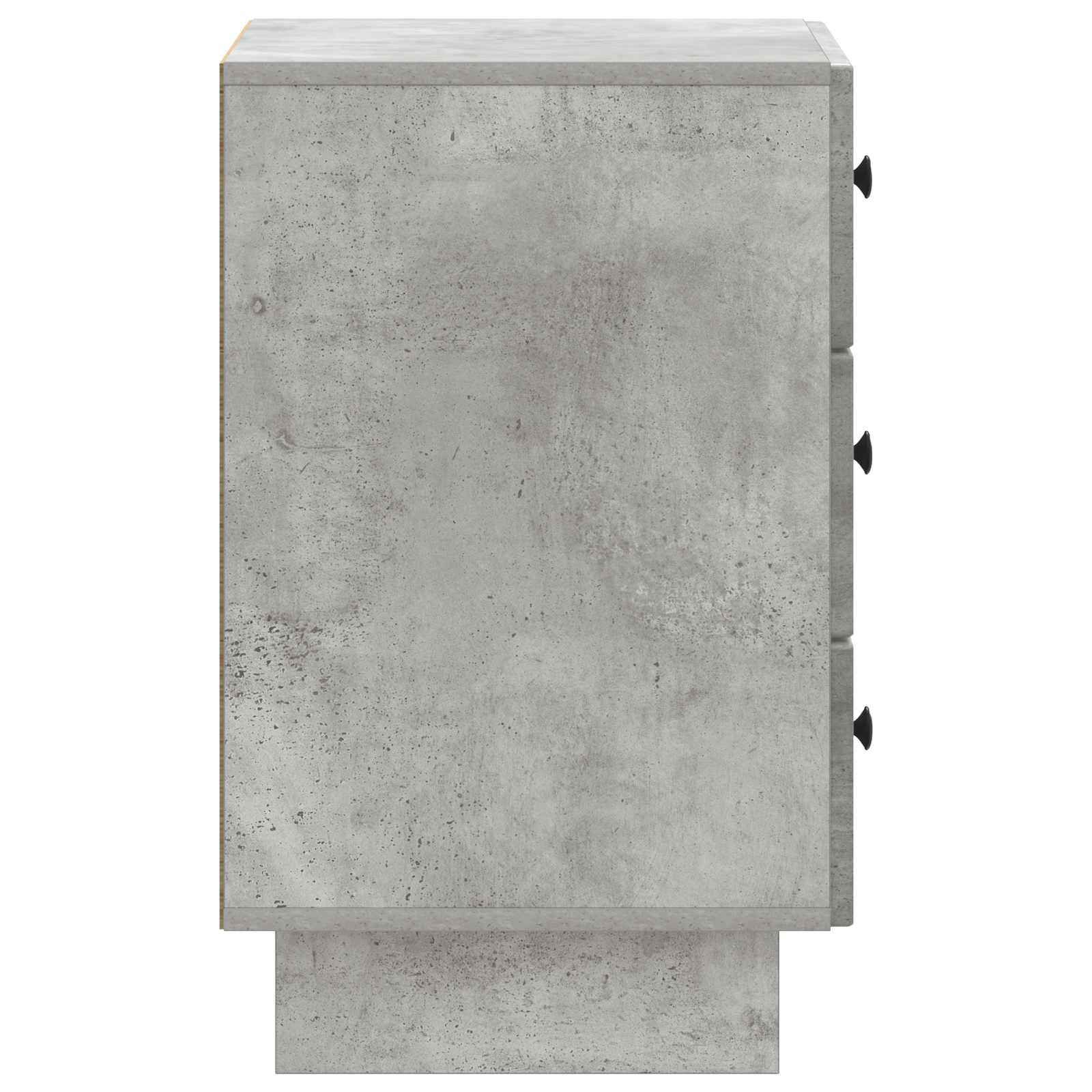 Κομοδίνο με συρτάρι Γκρι Σκυροδέματος 43 x 41 x 66,5 εκ. - Pakobazaar